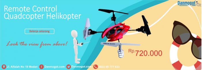 Quadcopter + Camera : Melihat pemandangan indah